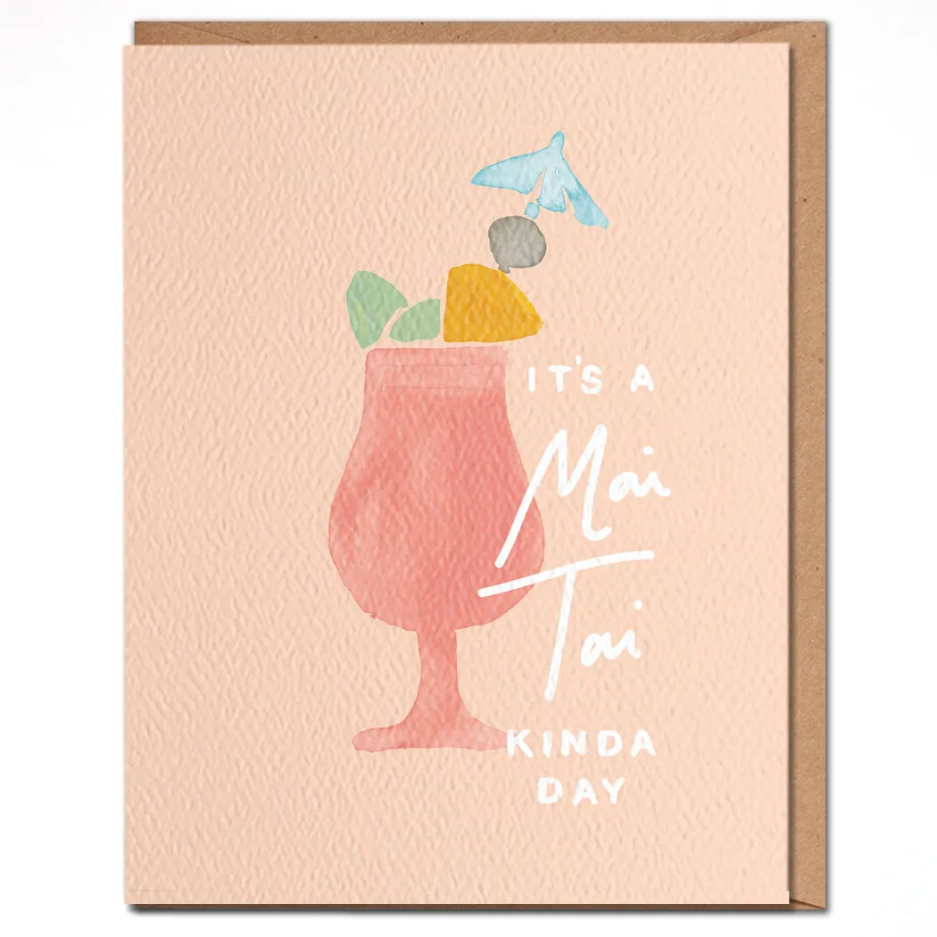 Mai Tai Kinda Day Card