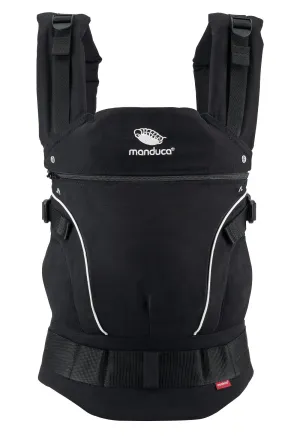 manduca First Pure Cotton carrier - NightBlack & FREE Size It Black (valued at rrp$24.95)