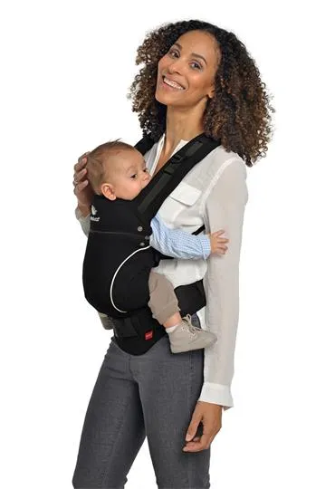 manduca First Pure Cotton carrier - NightBlack & FREE Size It Black (valued at rrp$24.95)