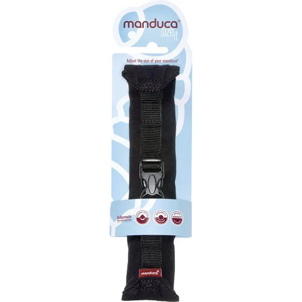 manduca First Pure Cotton carrier - NightBlack & FREE Size It Black (valued at rrp$24.95)