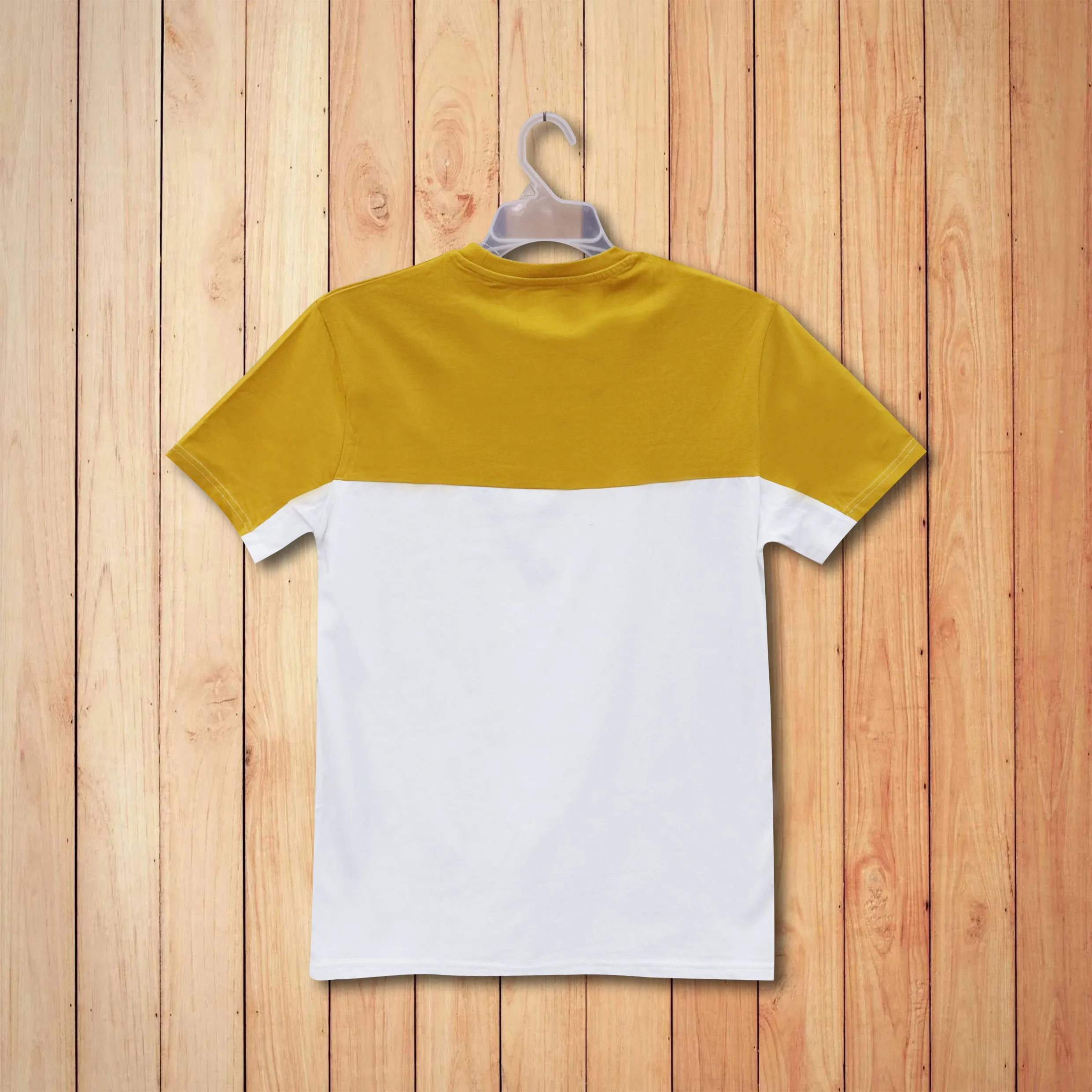 Men Printed & Colorblocked Round Neck Regular Fit Casual Tshirt Combo Pack of 3 (Navy Blue, Black, White)