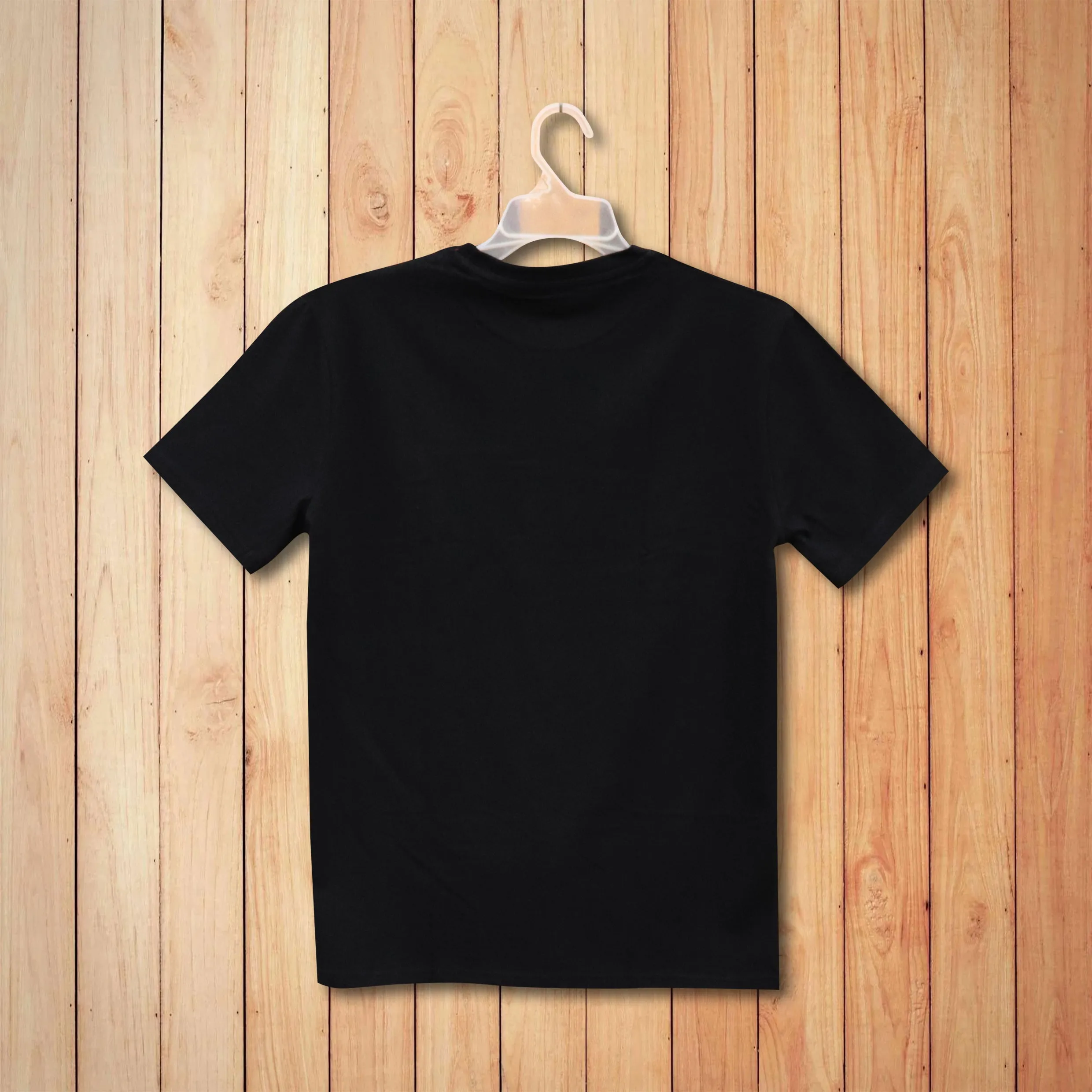 Men Printed & Colorblocked Round Neck Regular Fit Casual Tshirt Combo Pack of 3 (Navy Blue, Black, White)