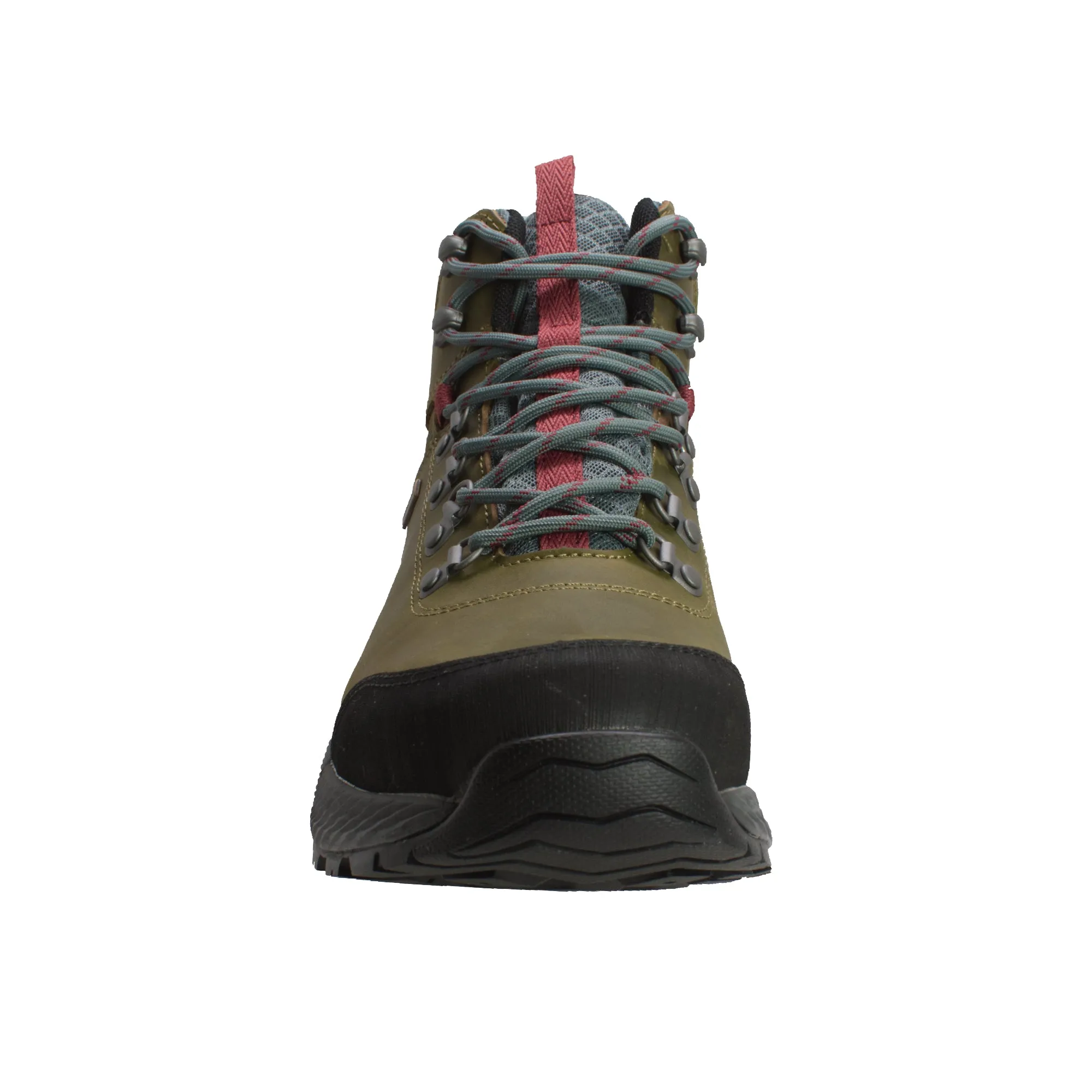Men's 6" Olive Leather Waterproof Hiking boot- KT1008