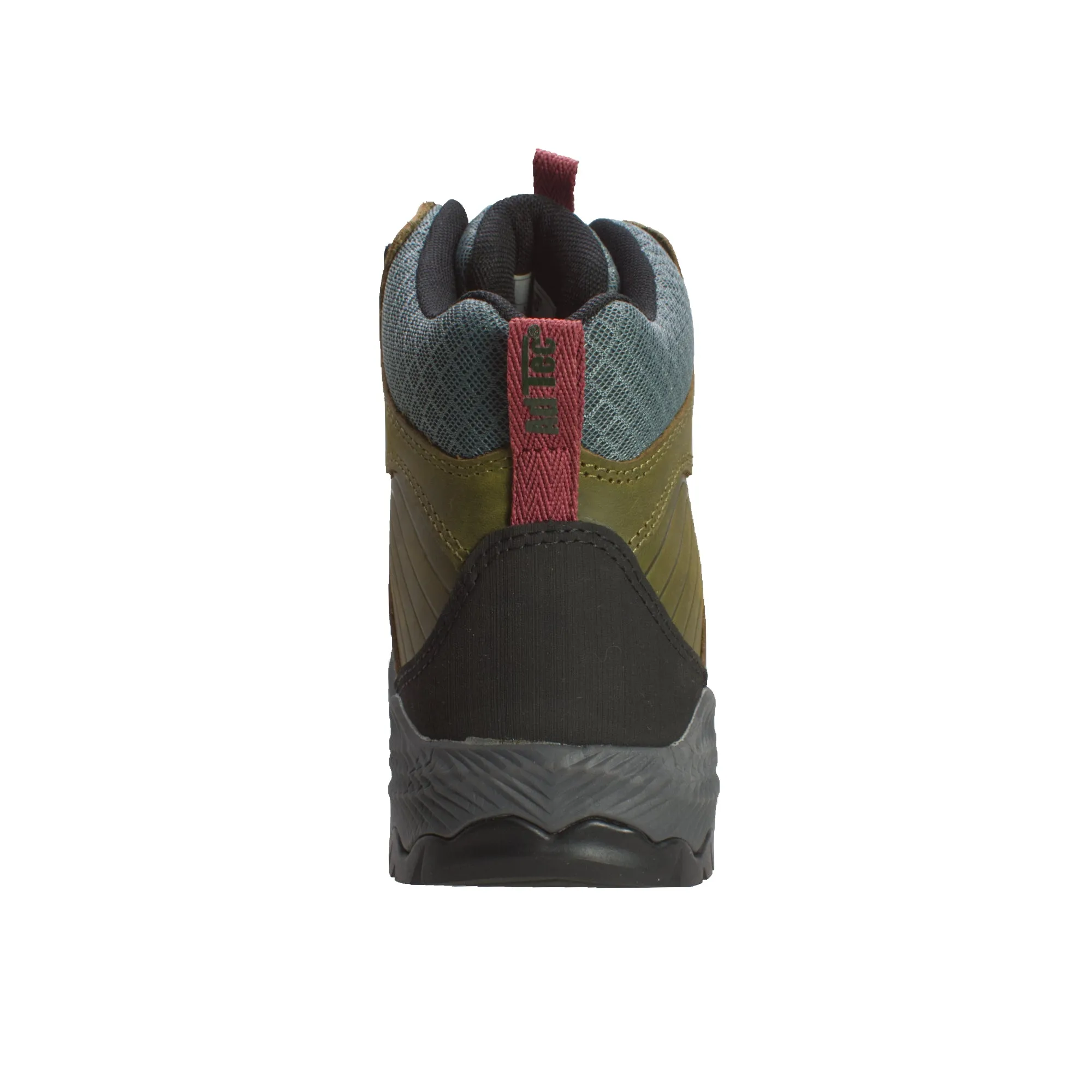 Men's 6" Olive Leather Waterproof Hiking boot- KT1008