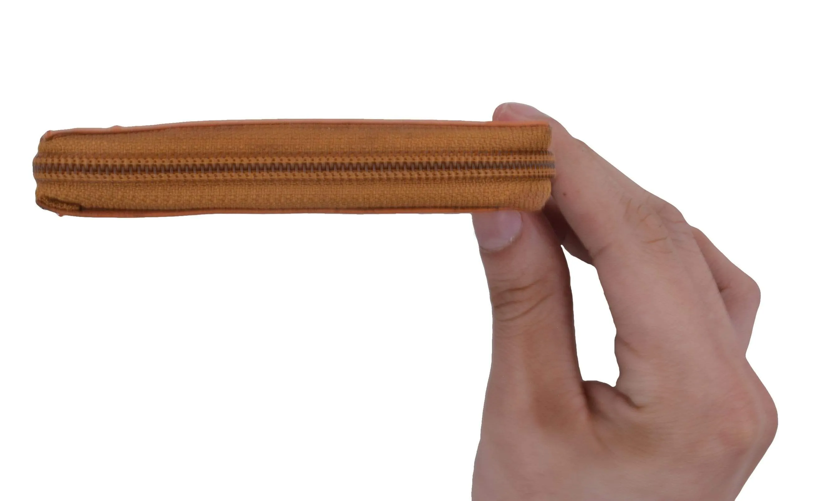 Mens Leather Wallet Pockets Money Purse Credit Card Clutch Bifold Zipper 1456 CF