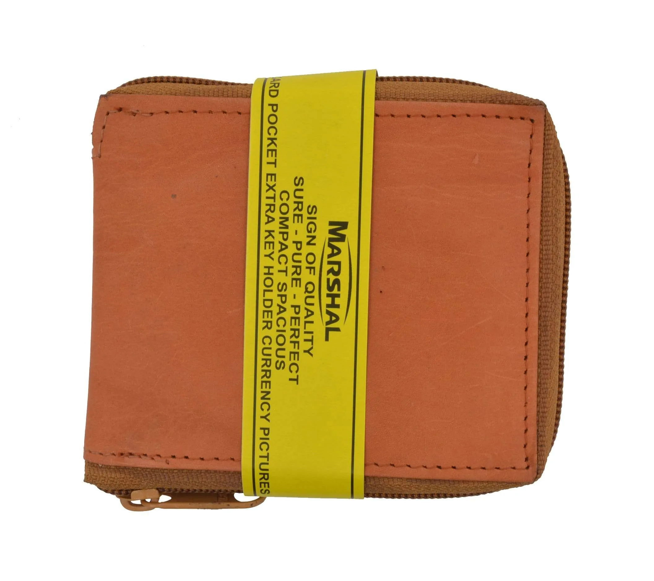 Mens Leather Wallet Pockets Money Purse Credit Card Clutch Bifold Zipper 1456 CF