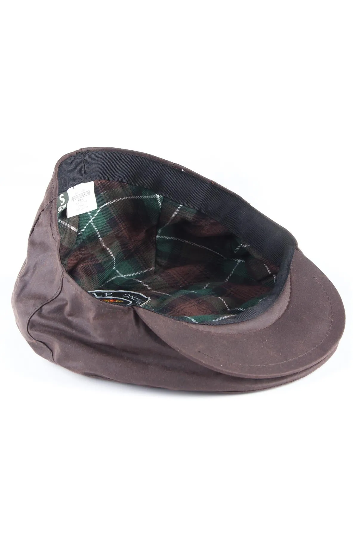Men's Wax Cotton Flat Cap