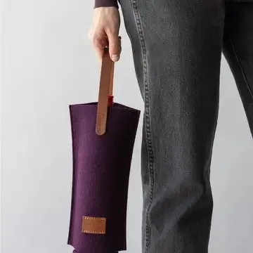 Merino Felt Wine Carriers