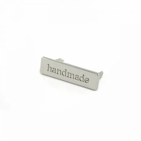 Metal Bag Label Handmade - 3 color choices