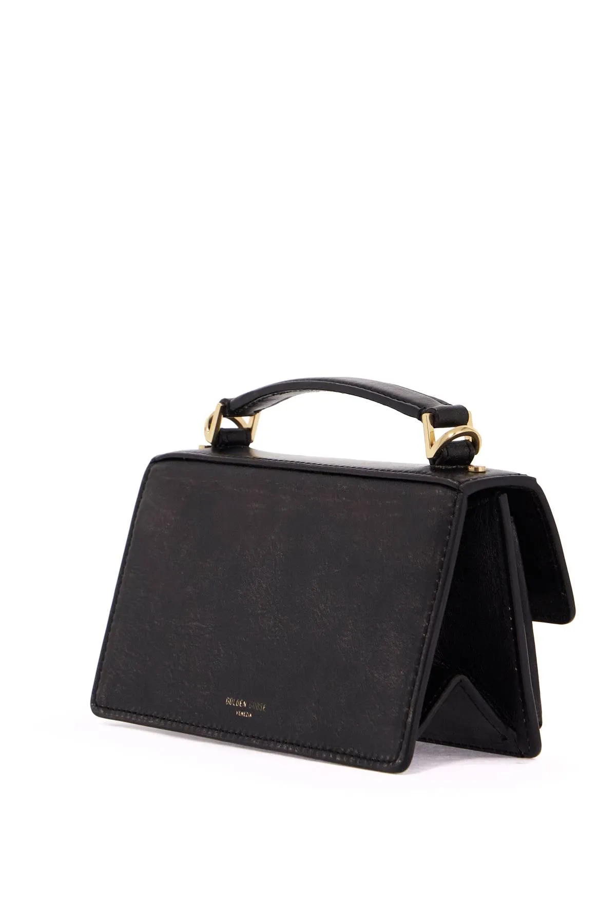 MINI DISTRESSED LEATHER VENICE BAG