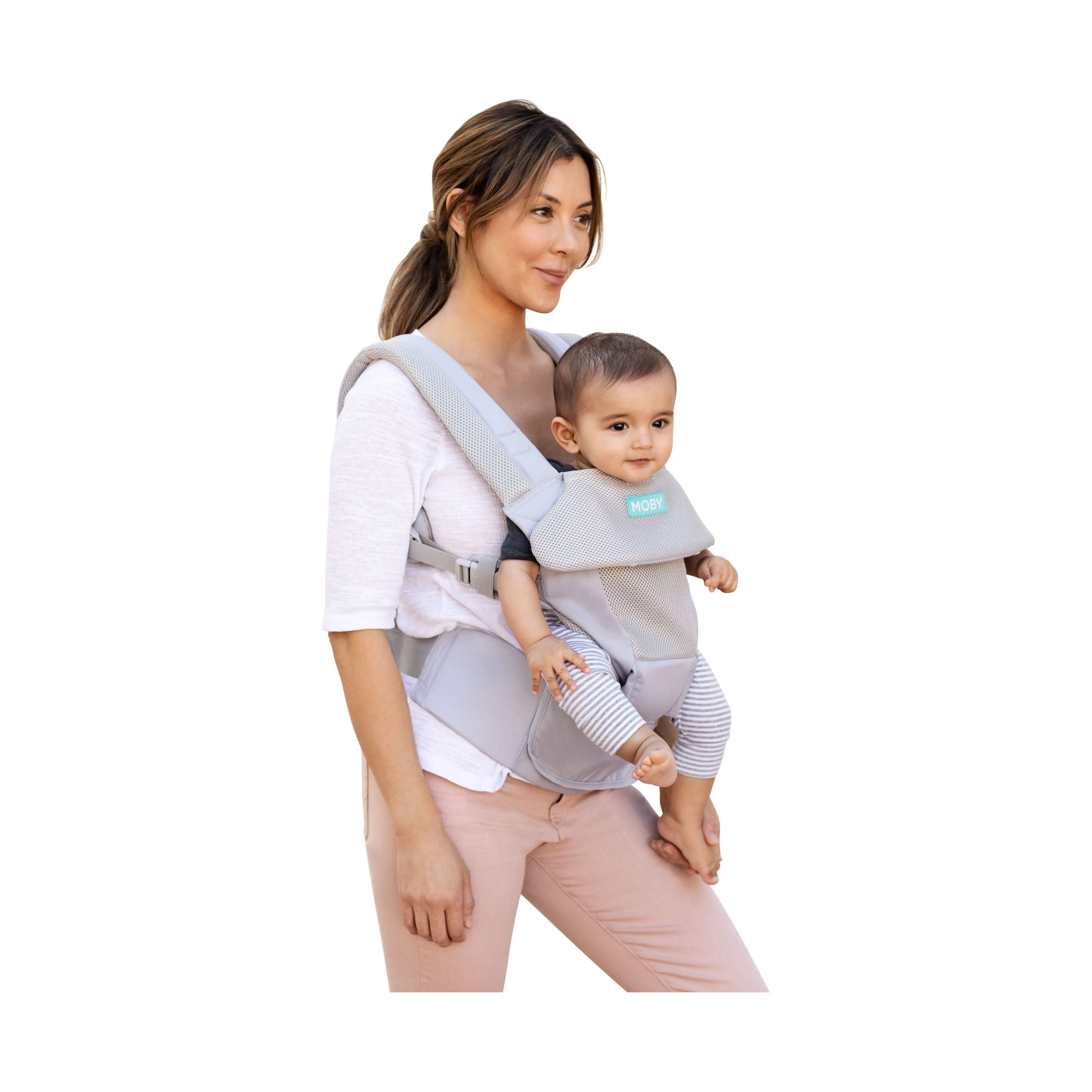 Moby Move 4 Position Carrier - Glacier Grey