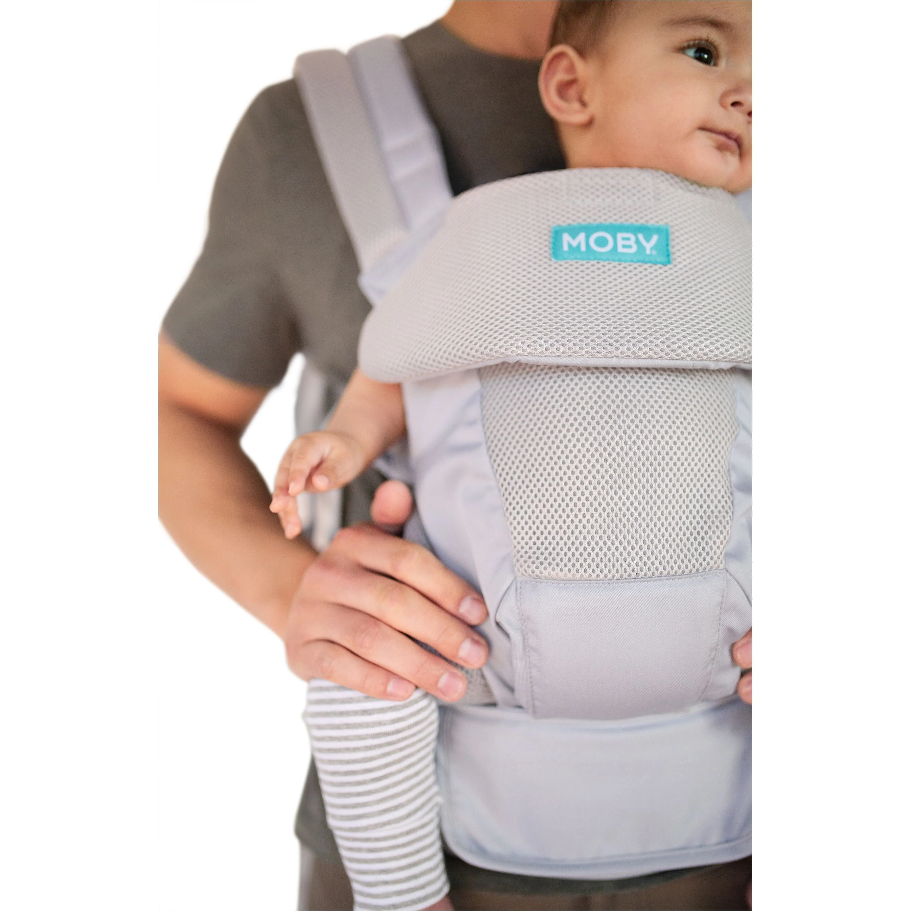 Moby Move 4 Position Carrier - Glacier Grey