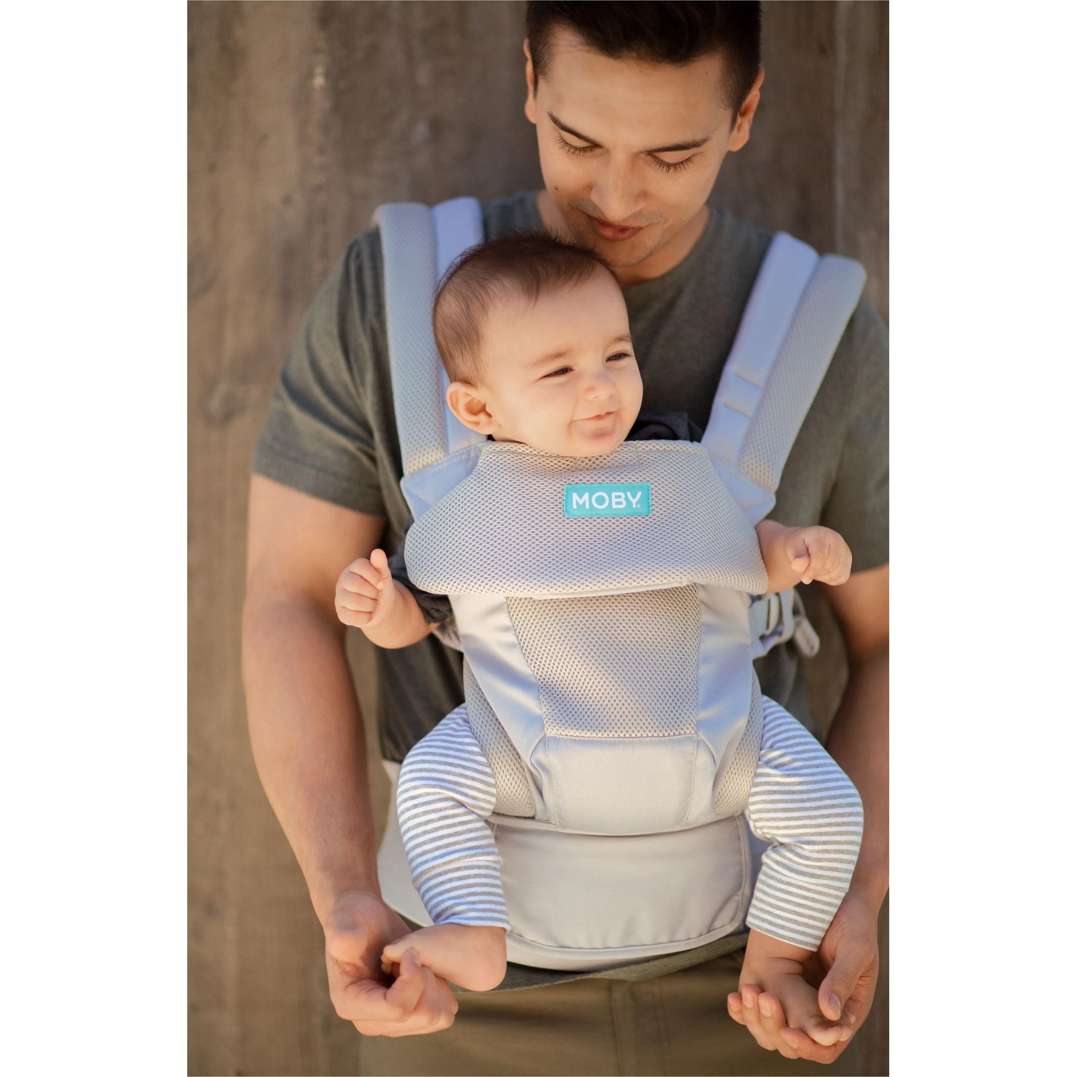 Moby Move 4 Position Carrier - Glacier Grey