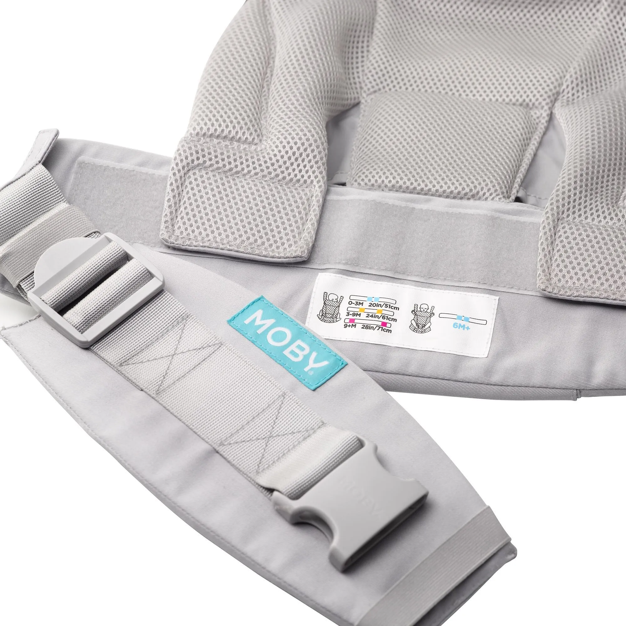 Moby Move 4 Position Carrier - Glacier Grey