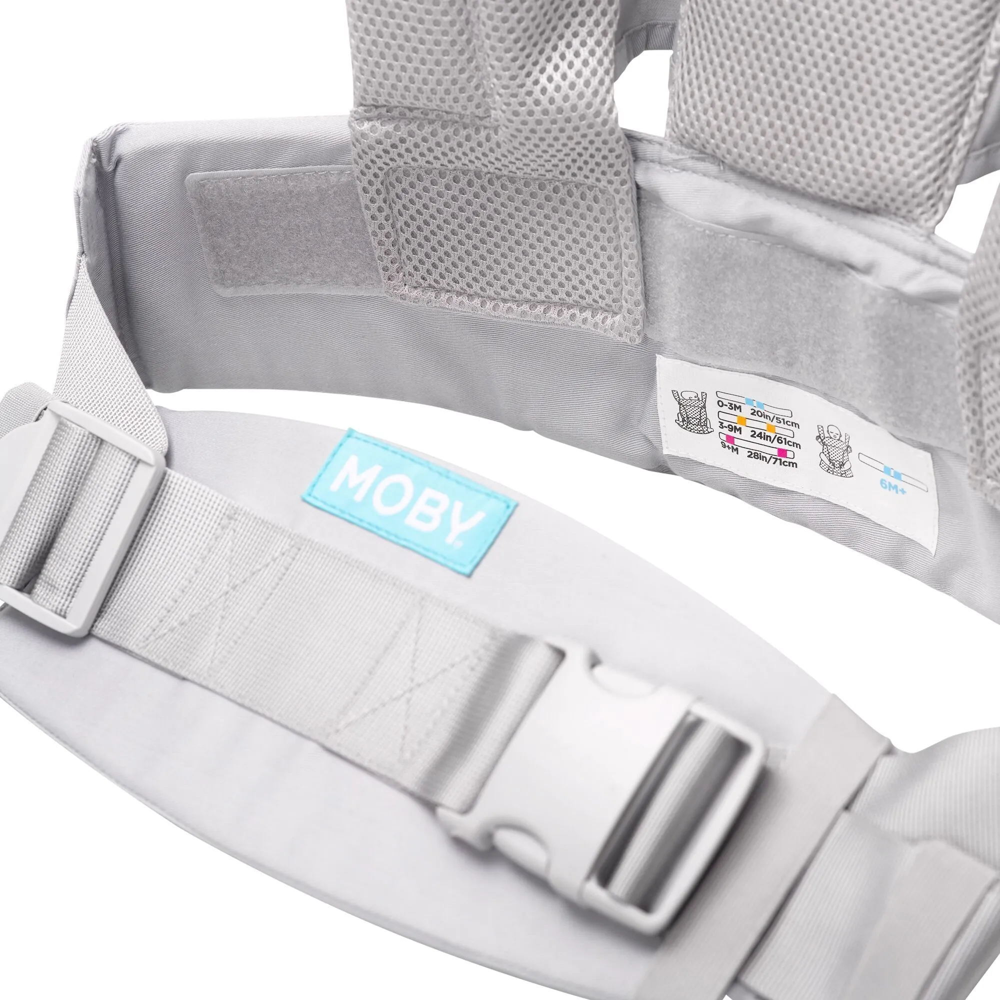 Moby Move 4 Position Carrier - Glacier Grey