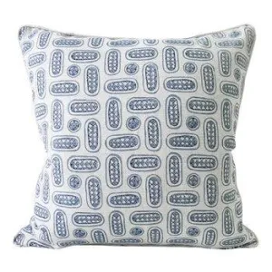 Mondello Azure Linen Cushion