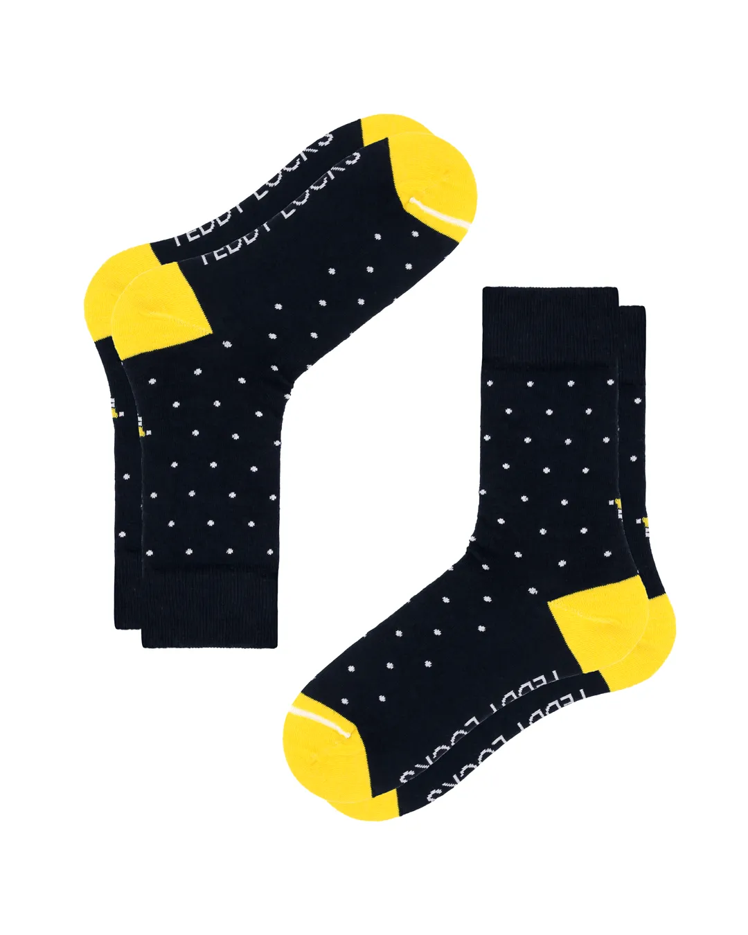 Navy Polka Dot Crew