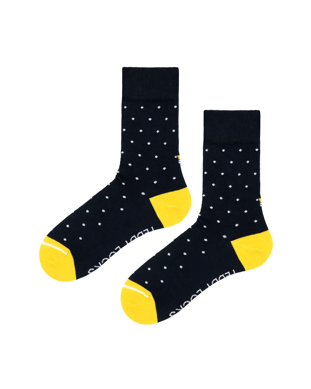 Navy Polka Dot Crew