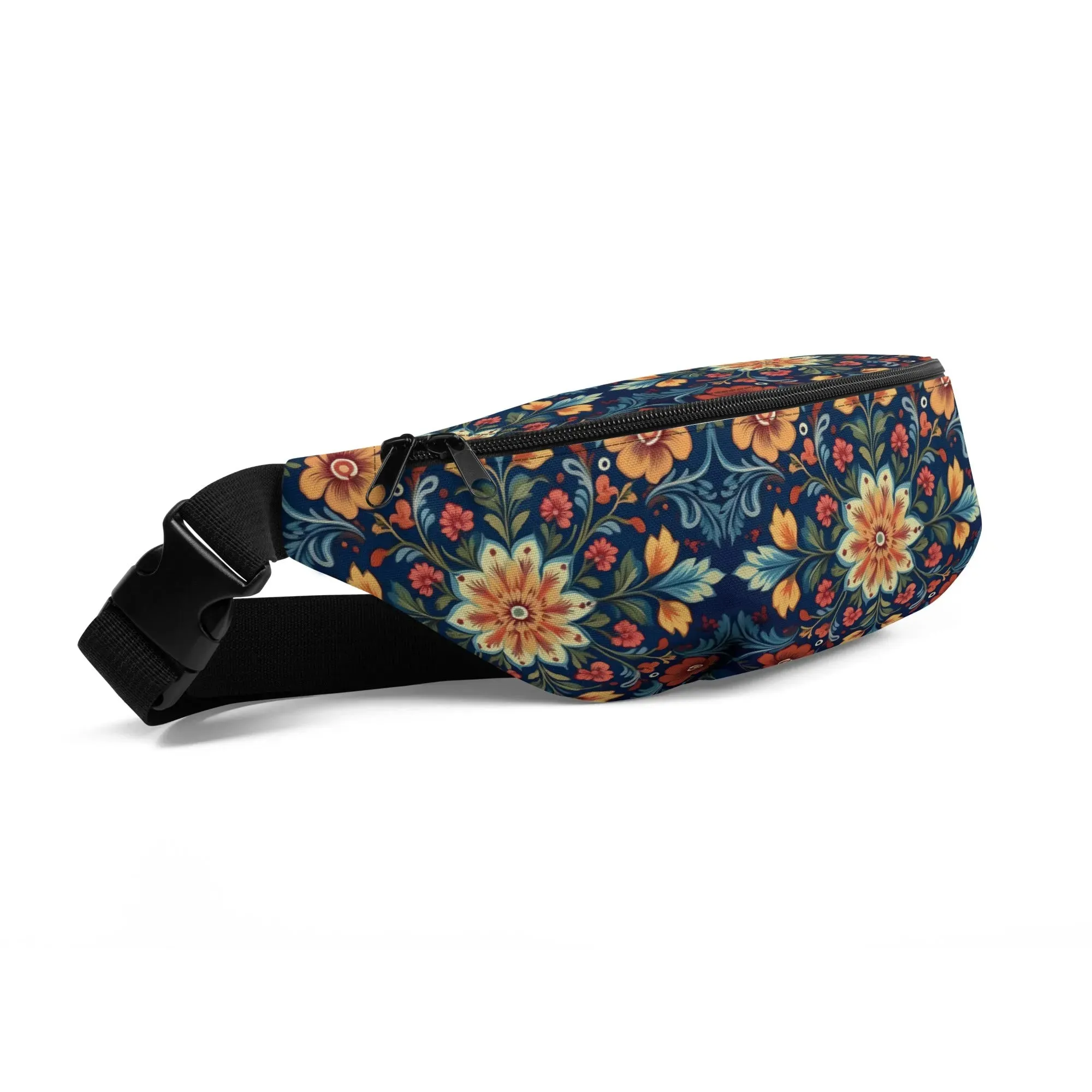 Norwegian Rosemaling Fanny Pack