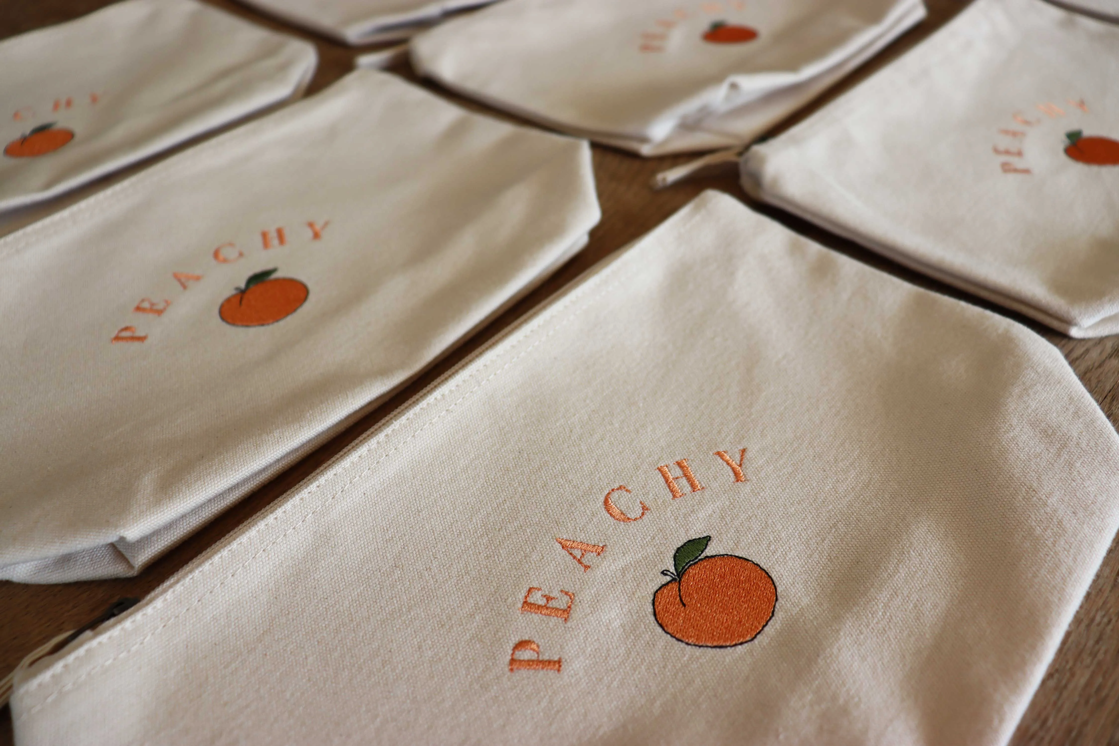 Peachy Makeup Bag