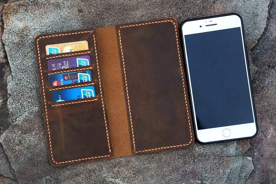 Personalized removable magnetic leather iPhone wallet for iPhone 15 14 13 Pro Max 8 plus X XR XS