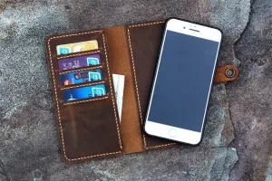 Personalized removable magnetic leather iPhone wallet for iPhone 15 14 13 Pro Max 8 plus X XR XS
