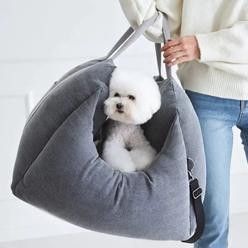 Pet Car Seat Waterproof Basket Portable Car Dog Seat
