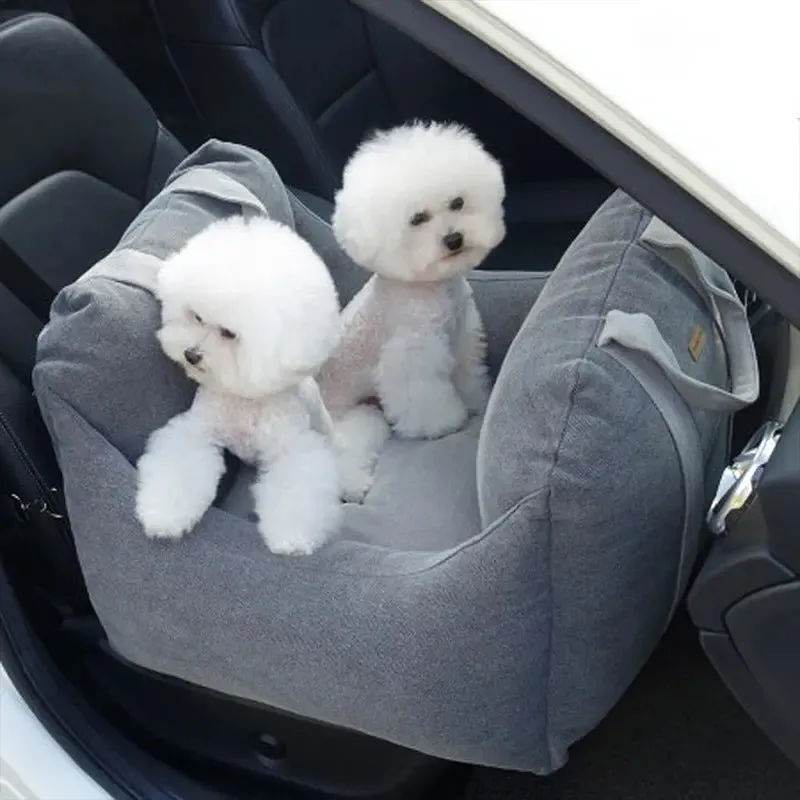 Pet Car Seat Waterproof Basket Portable Car Dog Seat