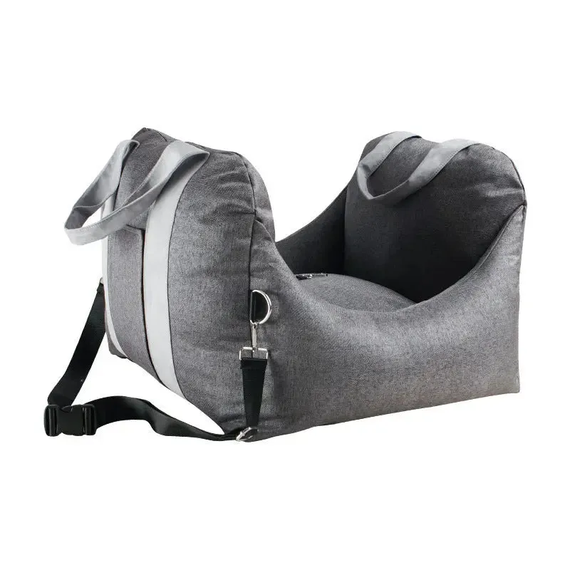 Pet Car Seat Waterproof Basket Portable Car Dog Seat