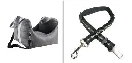 Pet Car Seat Waterproof Basket Portable Car Dog Seat