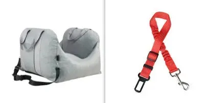 Pet Car Seat Waterproof Basket Portable Car Dog Seat