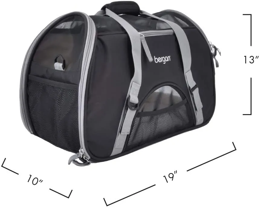 Pet Carrier Bag - Airline Approved Pet Comfort Carrier - Soft Sided Pet Carrier - Bergan