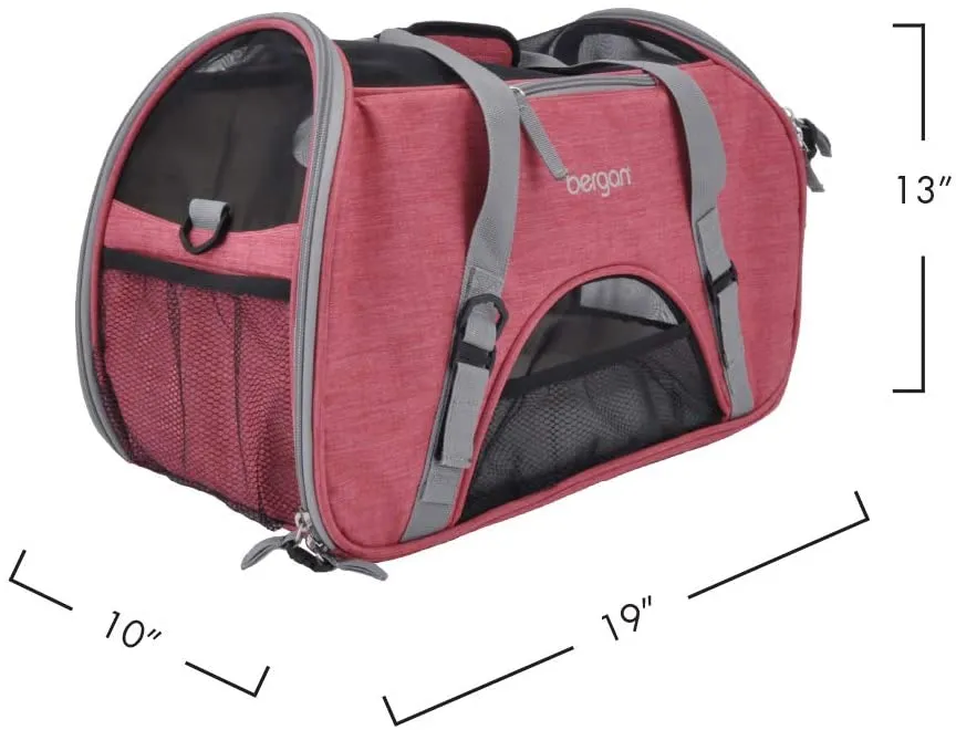 Pet Carrier Bag - Airline Approved Pet Comfort Carrier - Soft Sided Pet Carrier - Bergan