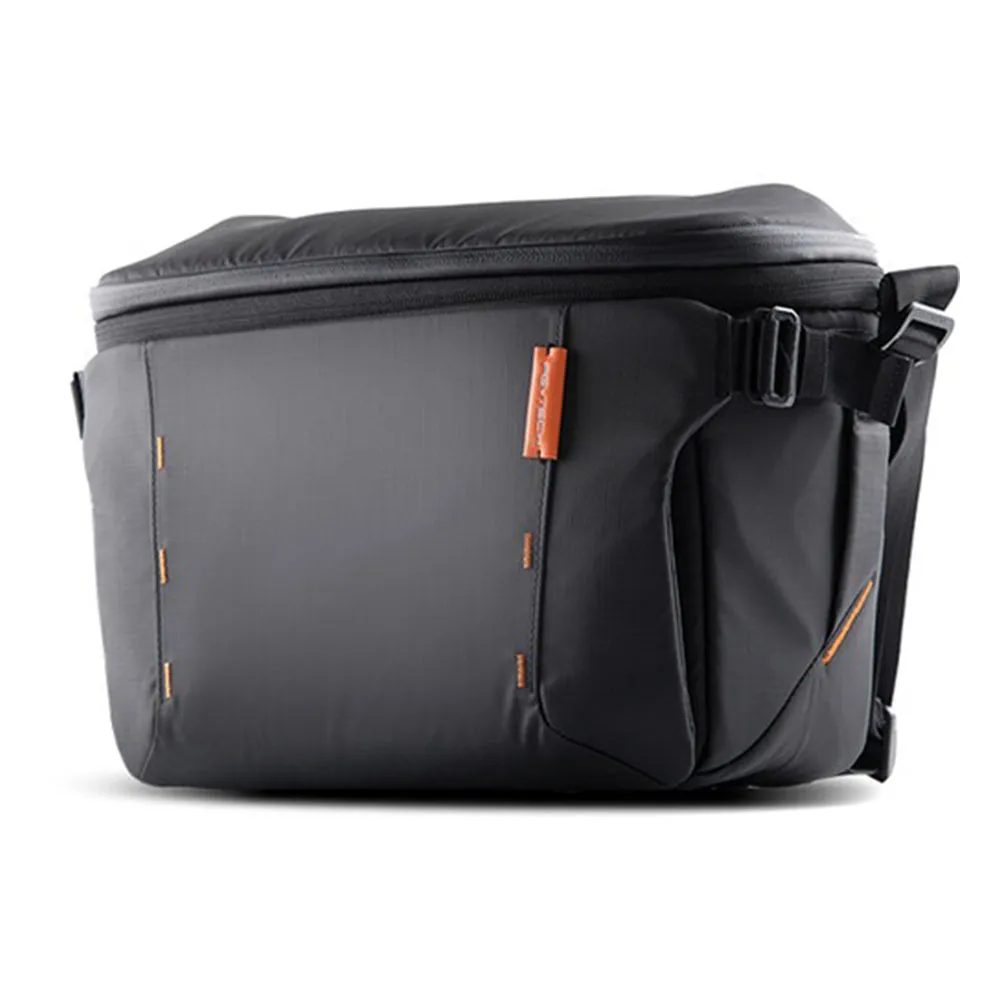 PGYTECH OneMo 7L/11L Camera Sling Bag with Hidden Apple AirTag Pocket, Dedicated Battery Holders with Power Indicator, Attachment Strap for Tripod, Splash-proof Exterior, Anti-theft Zipper, Expandable Compartment, and DIY Storage Dividers