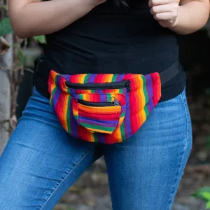Rainbow Ikat Fanny Pack