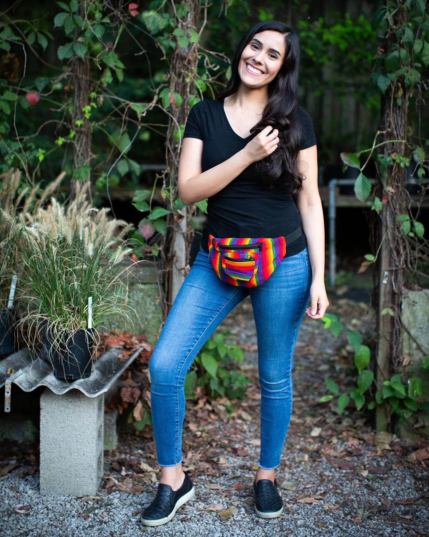 Rainbow Ikat Fanny Pack