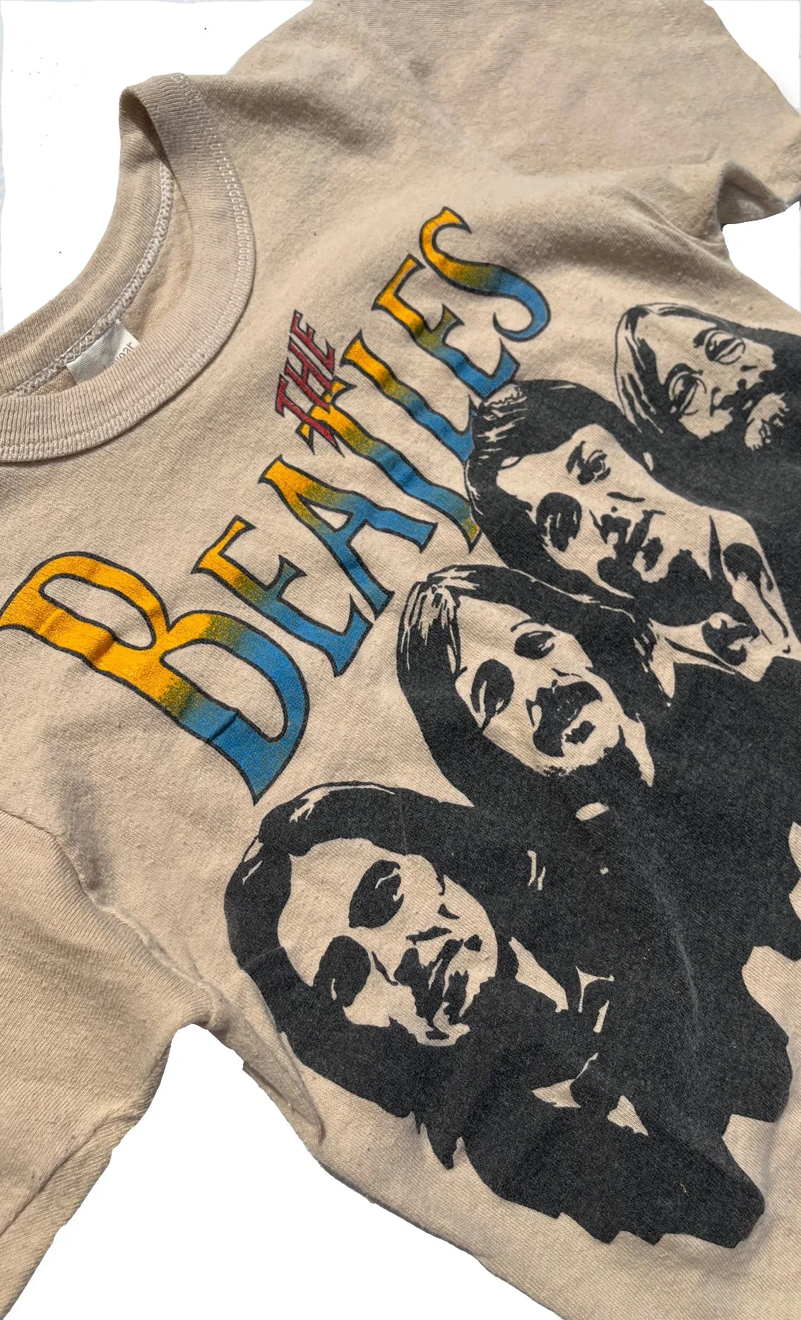 Rare 1970s The Beatles Band T-shirt
