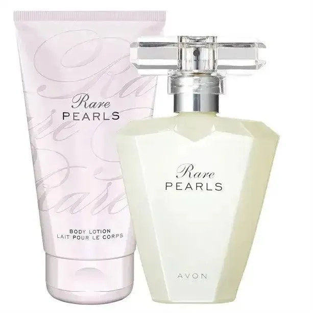 Rare Pearls parfum Avon Pack parfum avec créme de corp