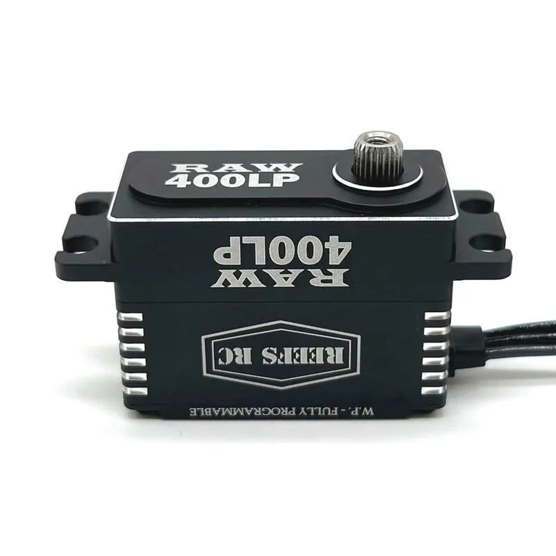 REEFS RC RAW 400 Standard Digital Metal Gear Waterproof Programmable Servo, Black