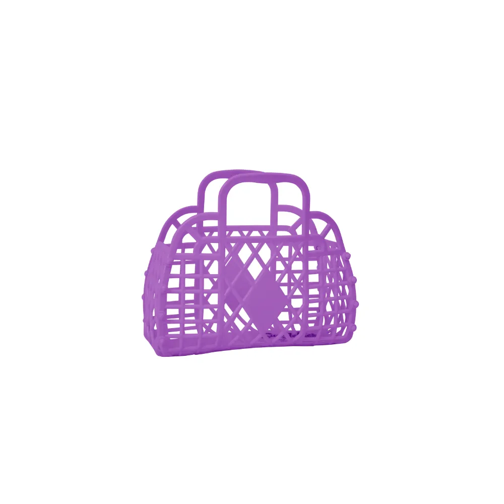 Retro Basket Jelly Bag - Mini Purple