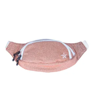 Rose Gold Adult Rebel Fanny Pack with White Zipper
