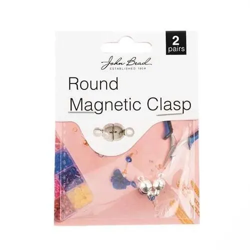 Round Magnetic Clasps - 6 x 6.5mm