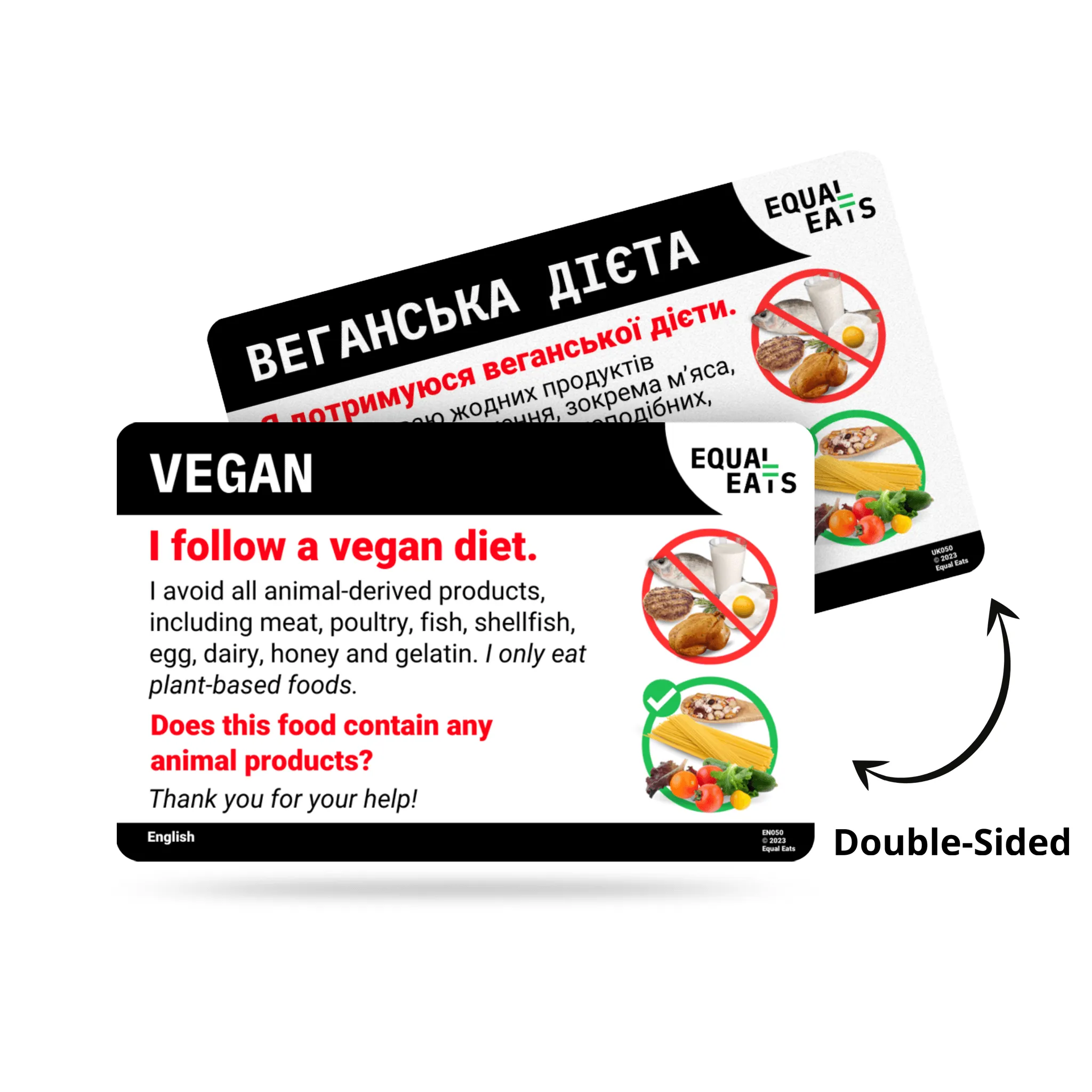 Russian Vegan Card
