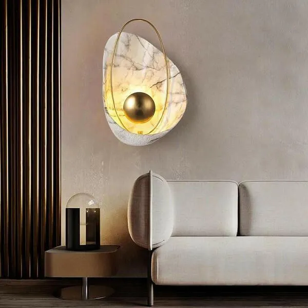 Shell Shape Brass Wall Light