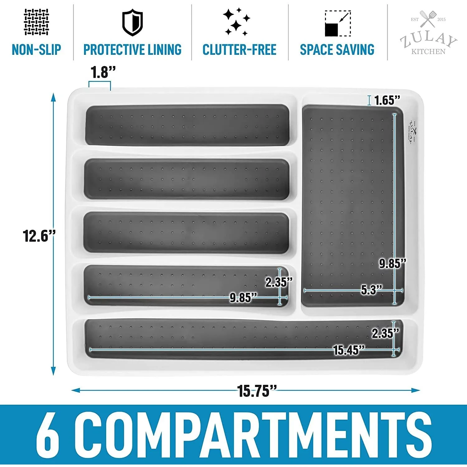 Silverware Organizer Tray