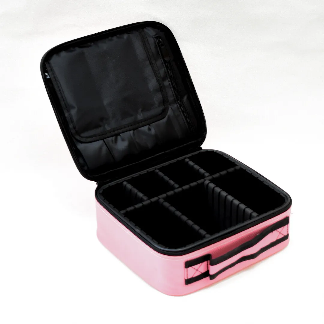 Single Zip Glam Bag Small Lightpink