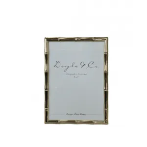 Slim Bamboo Frame 6 x 4" | Gold