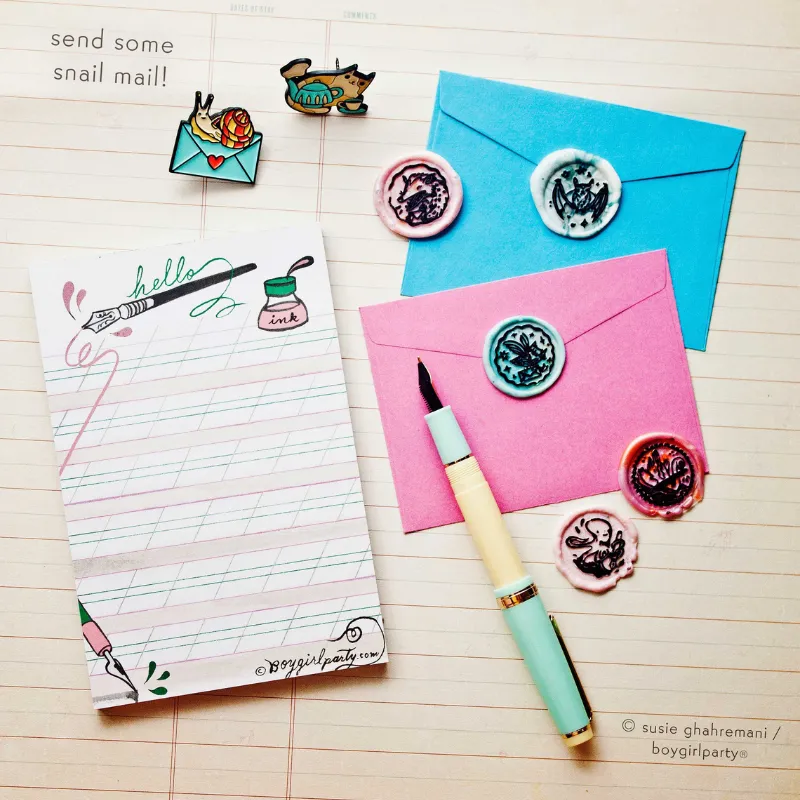 Snail Mail Enamel Pin
