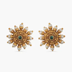 Sofia Pearl Antique Earrings