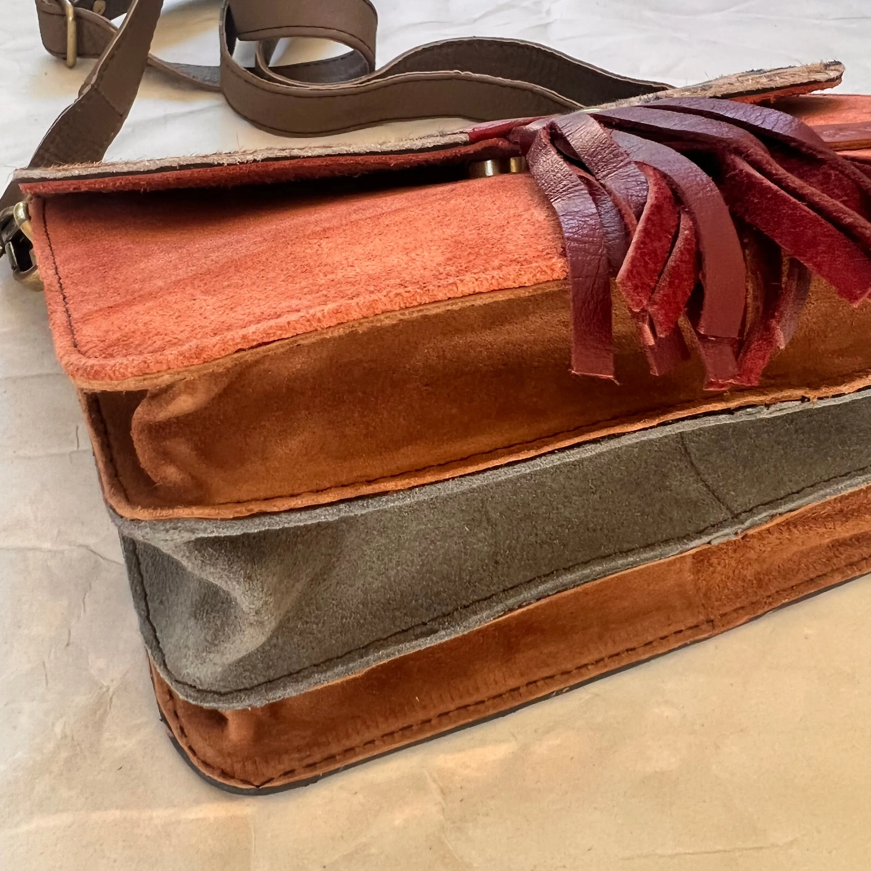 Soruka - Claire Purse, Maroon Tassel